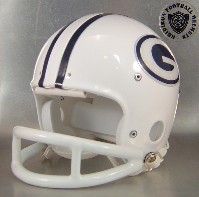 Glenwood Eagles HS 1967 (OH) mini football helmet 2bar white